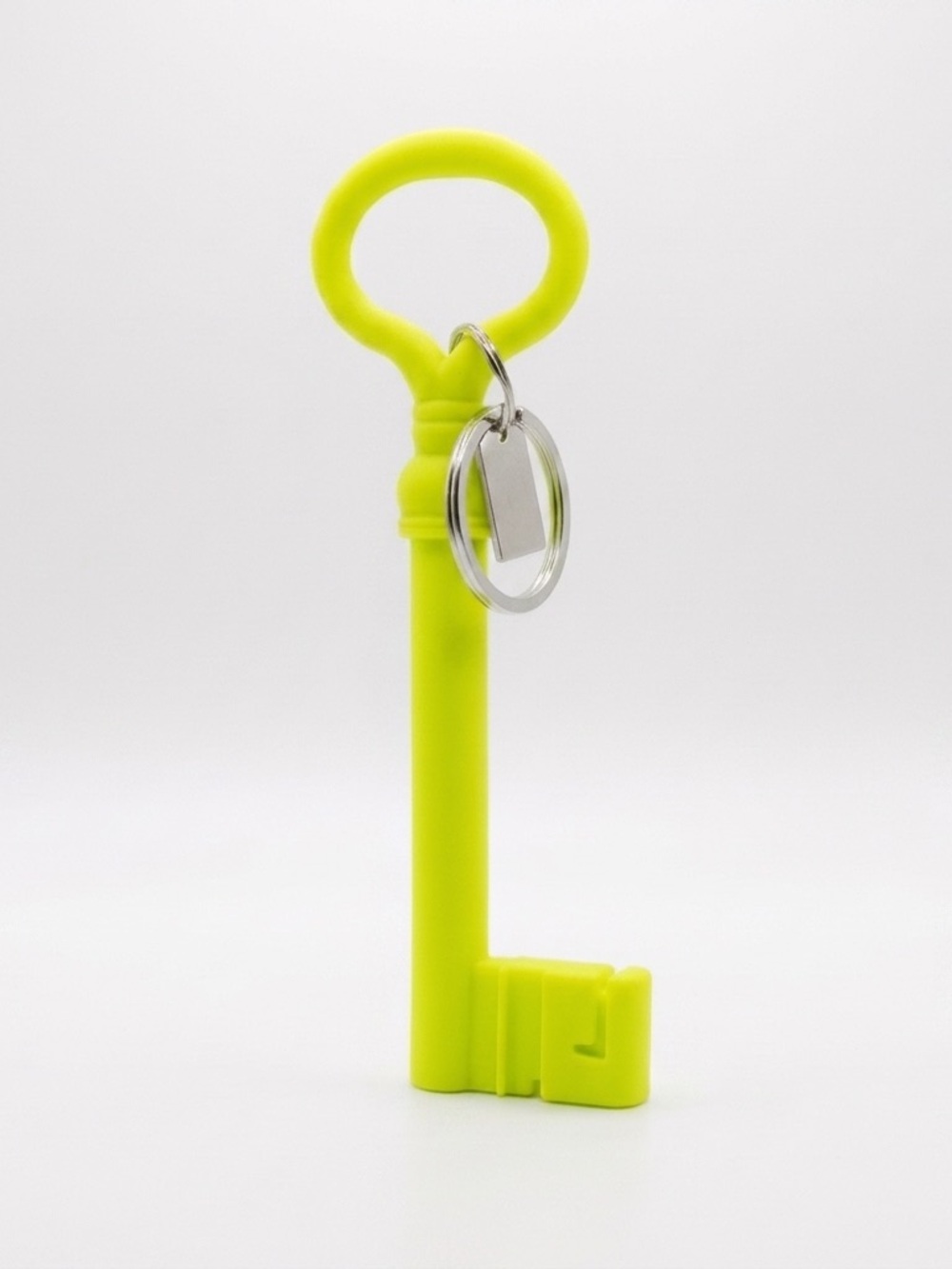 NIB Areaware x Harry Allen Reality Series Italian Church Key Keychain Chartreuse